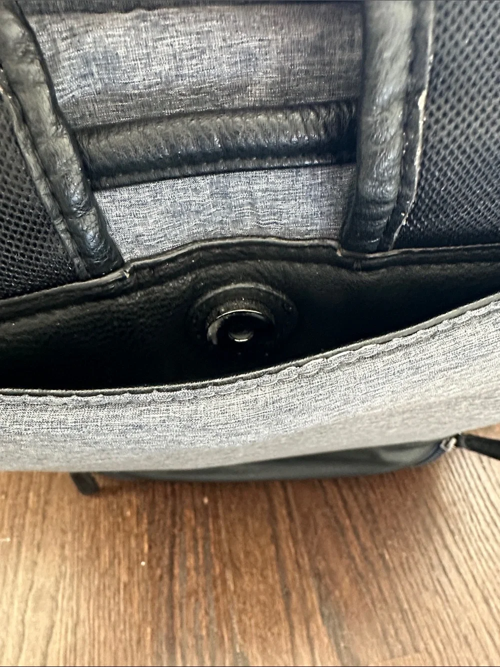 Lole Heather Blue-Grey Convetible Laptop Tote